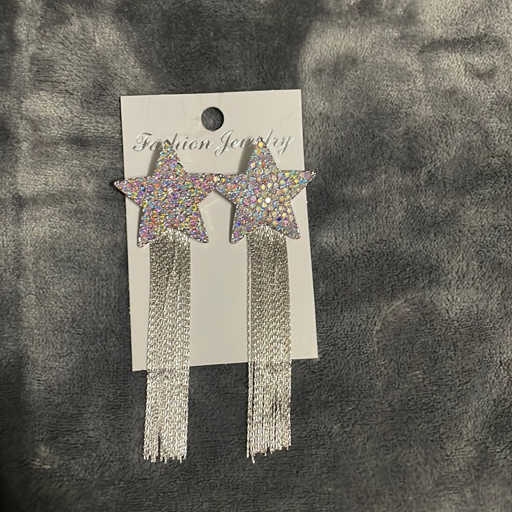 Brand new star earrings